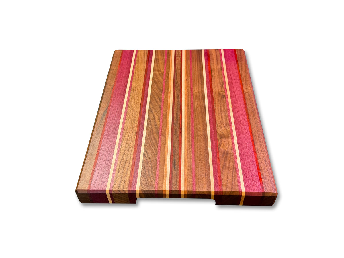 Domestic and Tropical Hardwood Cutting Board