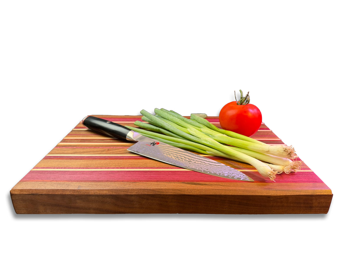 Domestic and Tropical Hardwood Cutting Board