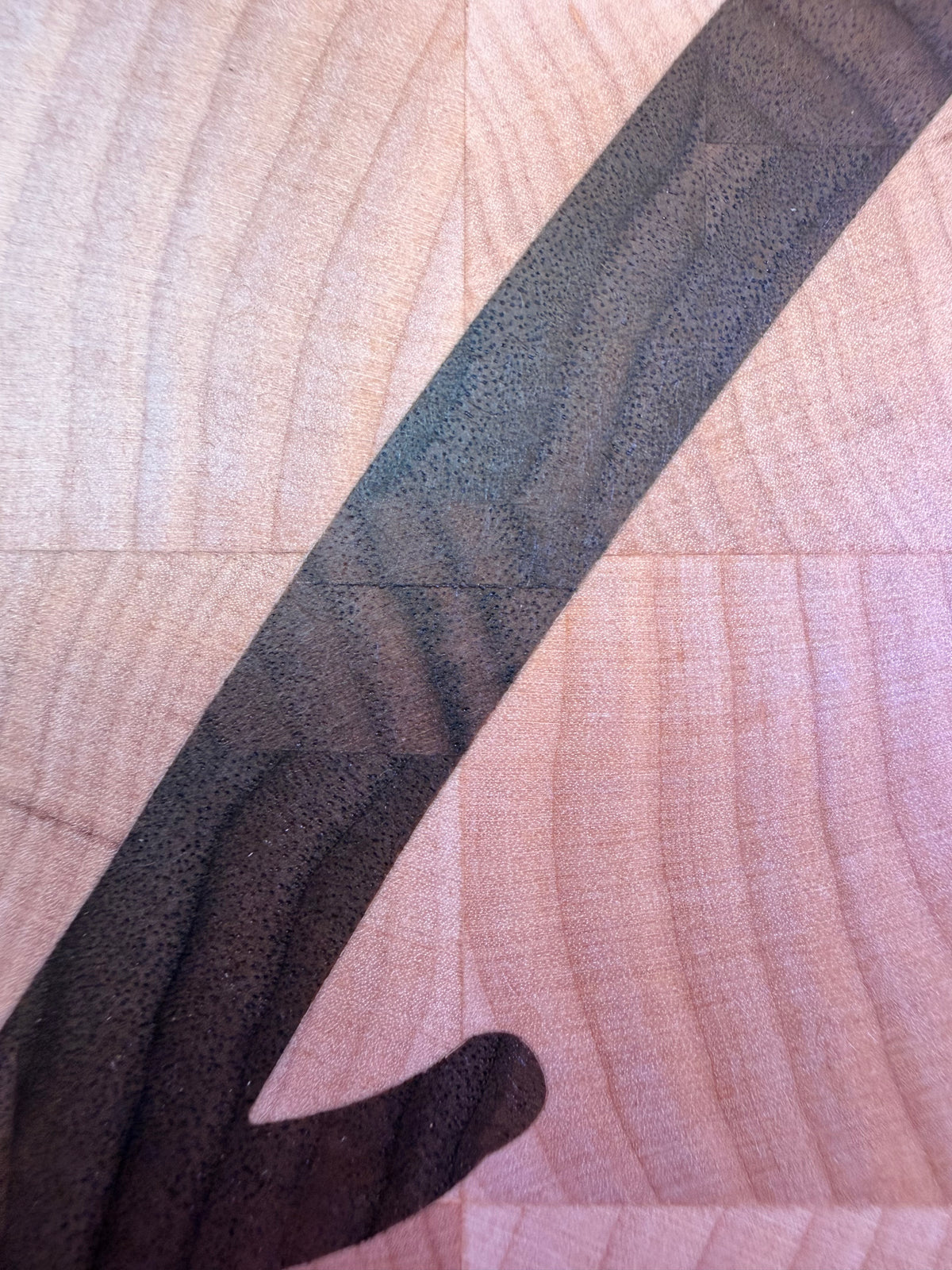 Maple and Walnut Monogram End Grain Cutting Board