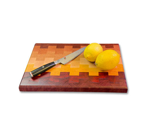 Ombre End Grain Cutting Board
