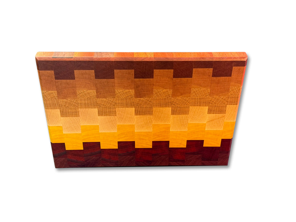 Ombre End Grain Cutting Board