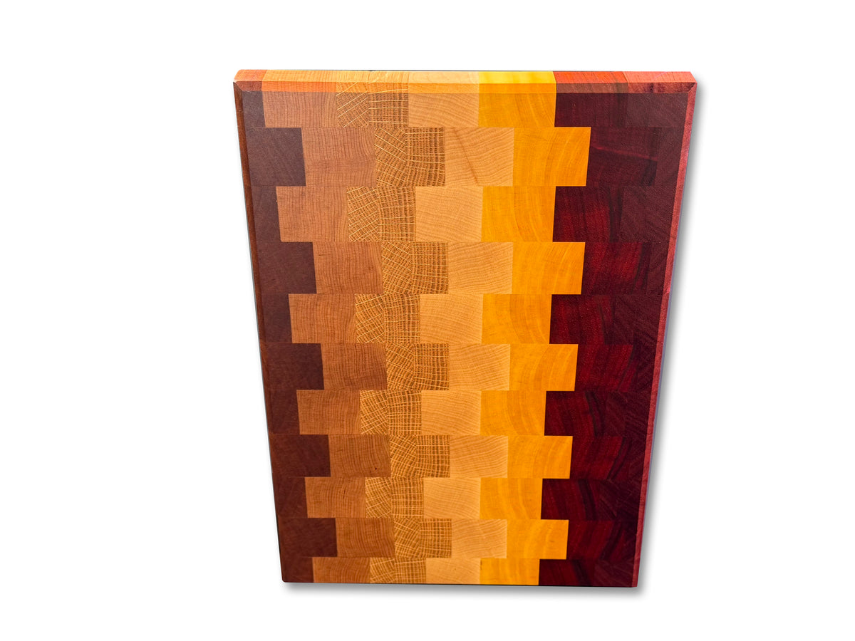 Ombre End Grain Cutting Board