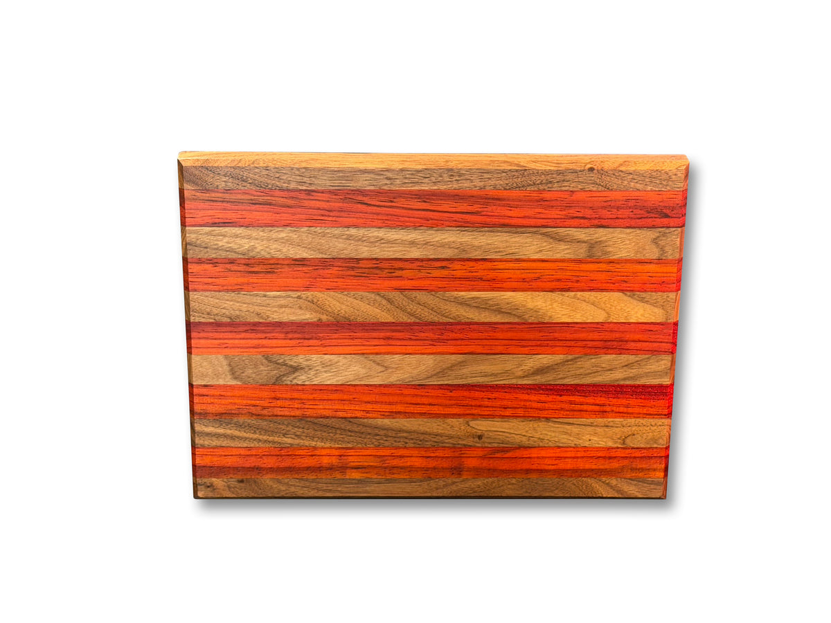 Padauk and Walnut Cutting Board