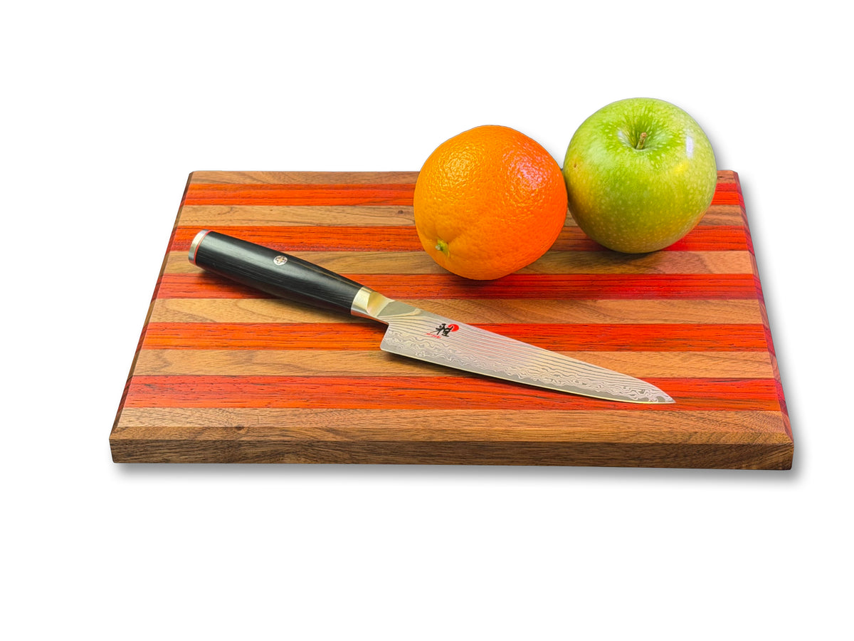 Padauk and Walnut Cutting Board