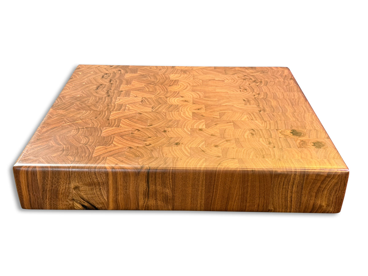 Square End Grain Walnut Butcher Block