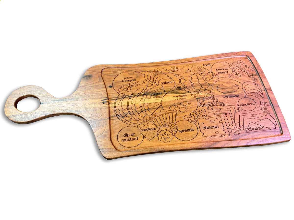 XL Charcuterie Board With Food Placement
