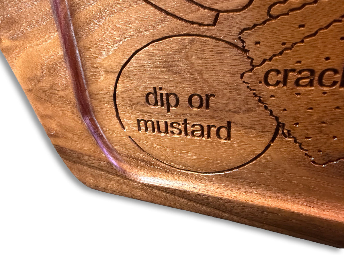XL Charcuterie Board With Food Placement