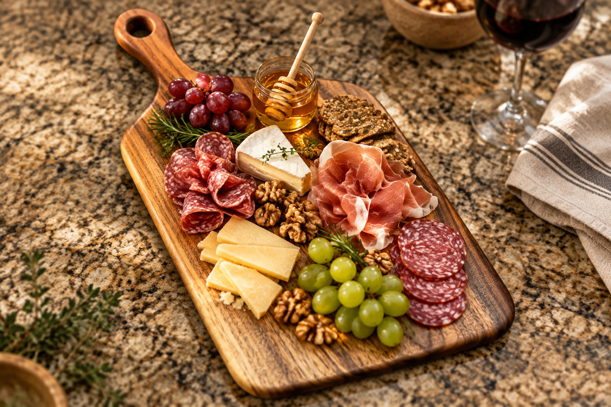 Walnut Board - Charcuterie corrected grain